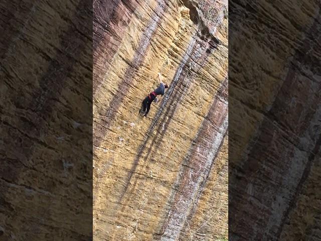 John sends God’s Own Stone 5.14a