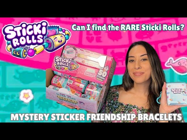 Unboxing Sticki Rolls & Sticki Book - Mystery Sticker Friendship Bracelets!