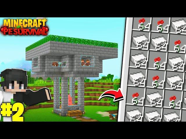 Minecraft Pe 1.21 Ultimate Iron Farm | Minecraft PE Survival Series #2