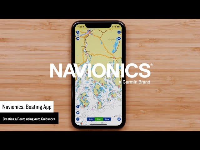 Support: Creating a Route in the Navionics® Boating App