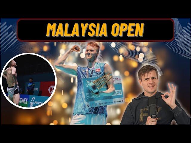 Anders Antonsen reacts to winning the Malaysia Open 2024 - TBE episode 55