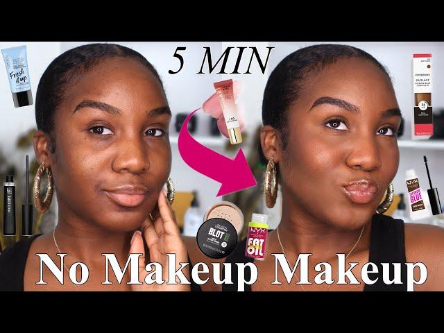 5 Min No Makeup Makeup Tutorial | Makeup For Beginners | Imani Lee Marie Makeup