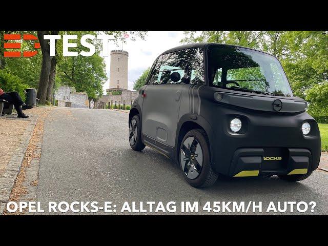 Opel Rocks-E Test : So schlägt sich das 45-km/h-Auto im Alltag | Electric Drive