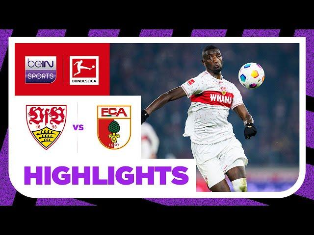 Stuttgart v Augsburg | Bundesliga 23/24 Match Highlights