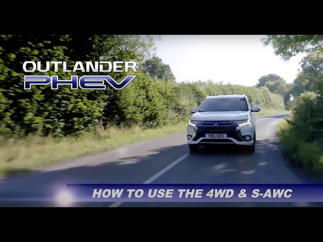 How to Use 4WD & Super-All Wheel Control (S-AWC) on OUTLANDER PHEV