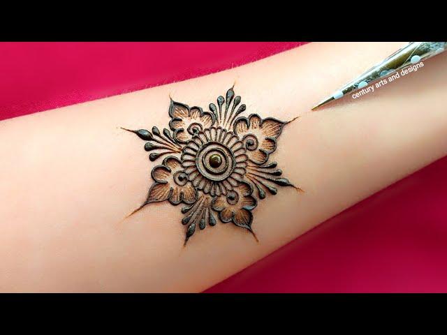 Very beautiful arabic mehndi design | Easy latest mehndi design | Front hand mehndi design | Mehndi