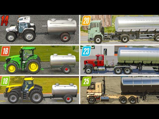 Fs14 vs Fs16 vs Fs18 vs Fs20 vs Fs23 vs Fs25 | Milk Selling | Timelapse |