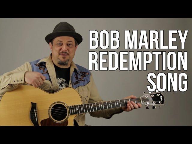 Redemption Song - Acoustic Guitar Lesson - Bob Marley - How to Play on Guitar