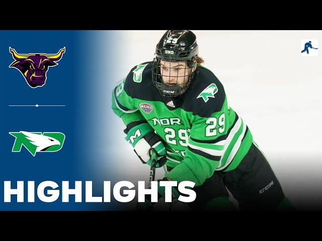 Minnesota State vs North Dakota | NCAA College Hockey | Highlights - October 18, 2024