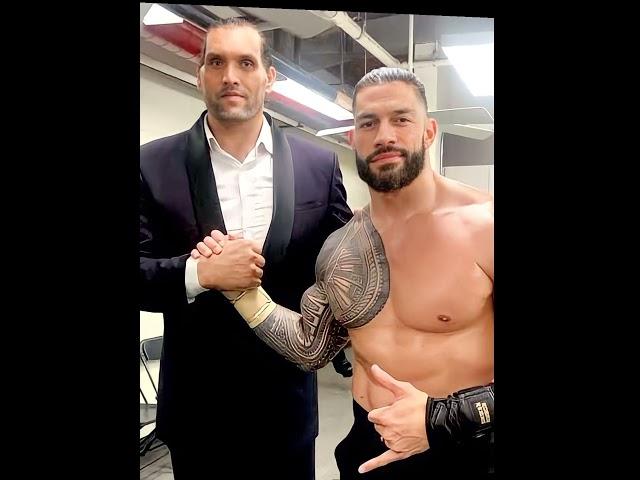 WWE The Great Khali Friend Roman reigns And All Superstar  | #wwe