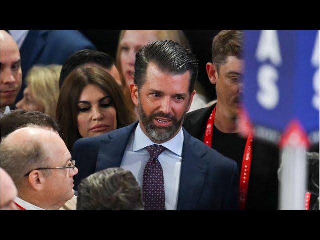 'Get out of here': Donald Trump Jr clashes with MSNBC reporter at RNC