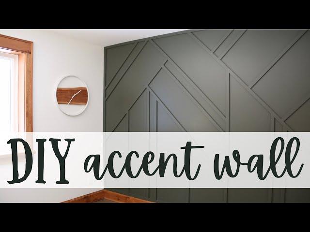DIY Modern Accent Wall