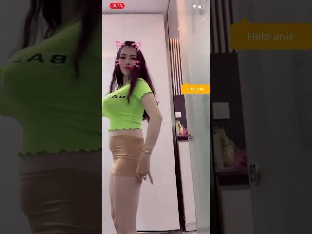 Bigo Live Busty Asian Sexy Dance in Miniskirt