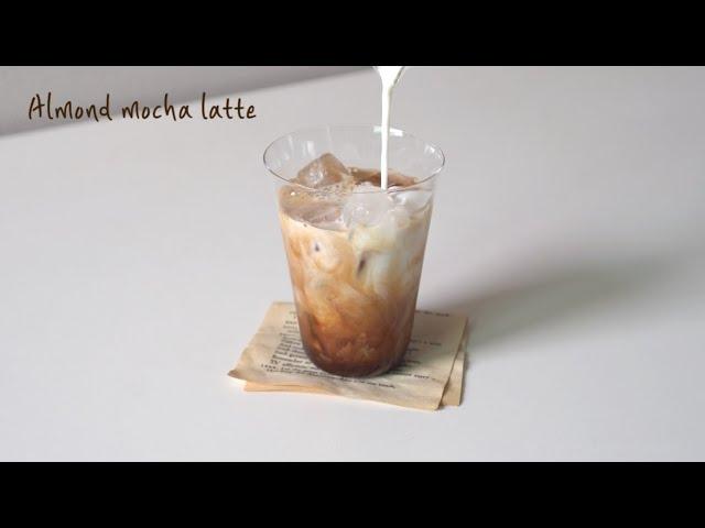 아몬드 모카라떼 만들기 ㅣ Almond mocha latte recipe ㅣ 홈카페 레시피