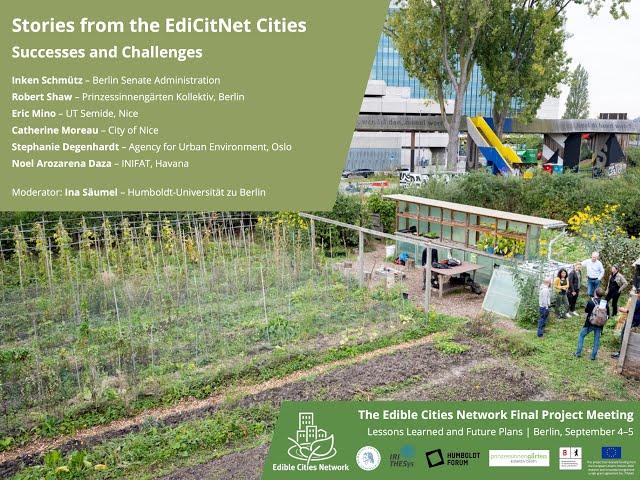 The Edible Cities Network Final Project Meeting – Stories from the EdiCitNet Cities (part 1)