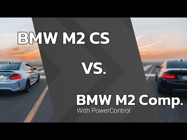 BMW M2 CS vs M2 Competition + Chiptuning | DTE Systems