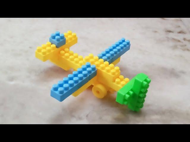 ASMR Diy Aeroplane /ASMR building  blocks block game Lego Relaxation #Satisfaction #asmr#asmrsounds