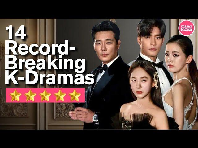 14 Blockbuster Korean Dramas With Record High Viewership!