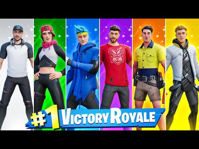 The *RANDOM* YOUTUBER ICON Skin Challenge in Fortnite!