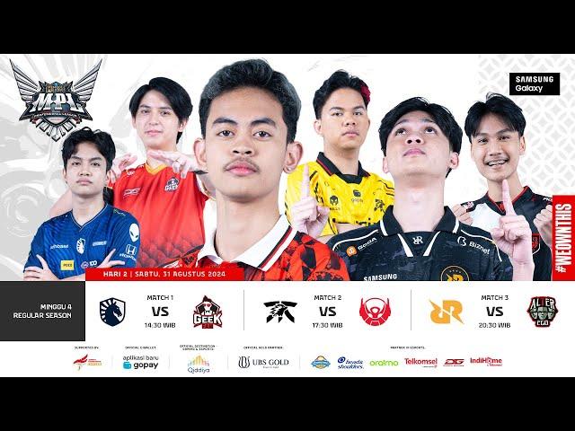  LIVE | MPL ID S14 | Regular Season Hari 2 Minggu 4 | Bahasa Indonesia