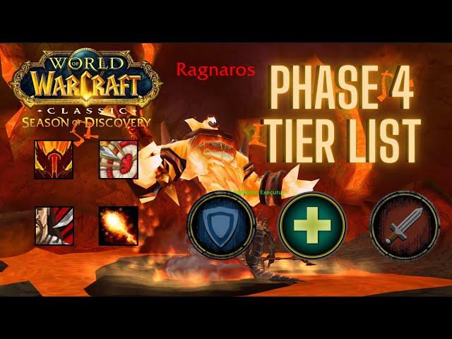 Phase 4 Tier List (Tank, Healer, & DPS) | WoW Season of Discovery