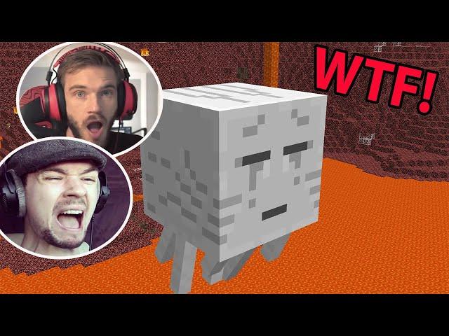 Gamers Reaction to First Seeing a GHAST in Minecraft