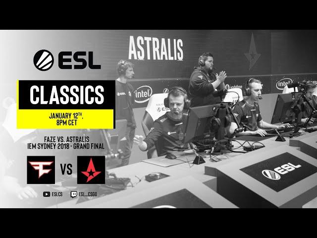ESL Classics: IEM Sydney 2018 Grand Final FaZe vs. Astralis