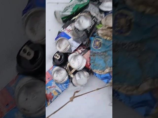 добыча алюминия! нашёл схрон! заработок на металле!