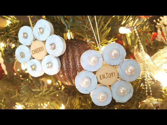 WINE CORK ORNAMENTS | CHRISTMAS CRAFTS