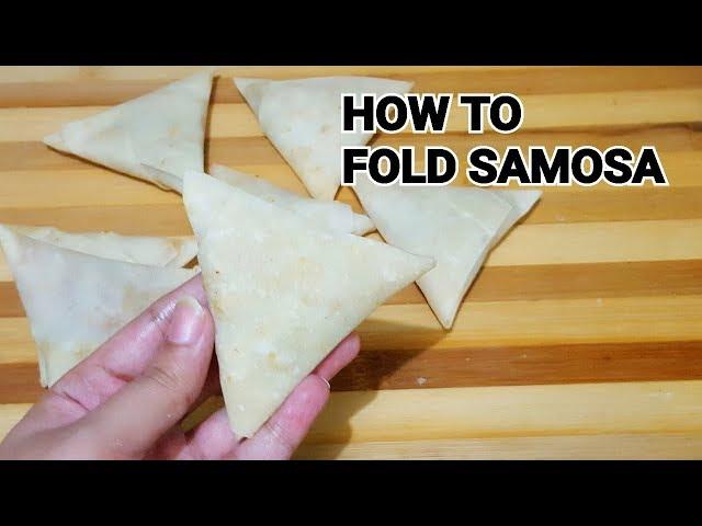 How to Fold Samosa Perfectly / Easy Way (Ramadan Special) by YES I CAN COOK