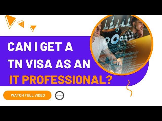 Can I get a TN Visa as an IT Professional?