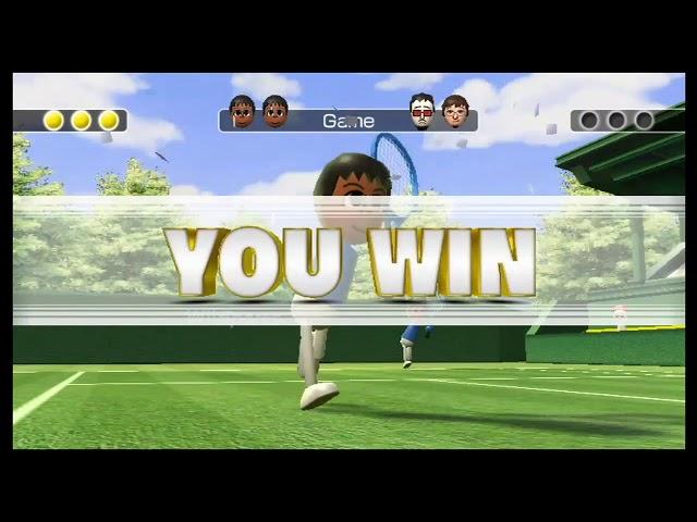 Wii Sports - Tennis (Skill Level 0 - Champion)
