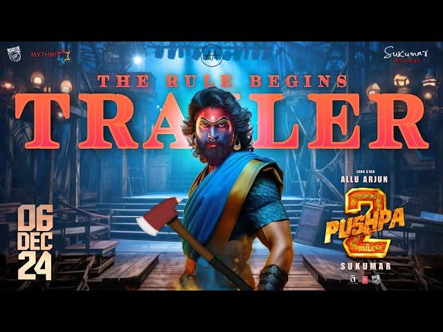 Get Ready Pushpa 2 : The Rule | Hindi Trailer | 2024 | Allu Arjun | Rashmika | Sukumar | Fahad |