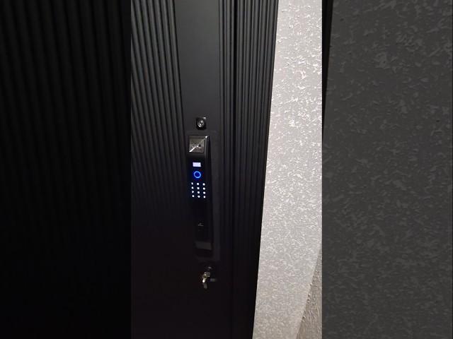 Электронный замок Dircode U800 в красивой двери. Сделаем вашу дверь умной +79284298928 #двери#ремонт