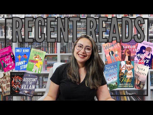 Recent Reads....of august because i filmed this video a month ago and forgot to post it lol