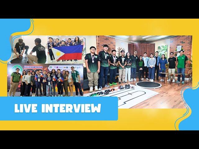 LIVE interview with the De La Salle Santiago Zobel School - Robotics Elite Team | Good Morning Kuya