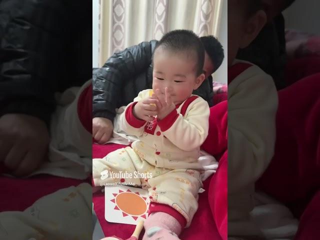 我的宝宝好棒啊知道会鼓掌了 #看着你一天天长大 #这是我的小baby啊 #记录宝宝