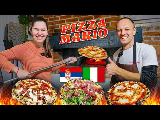 Prava ITALIJANSKA PIZZA koju morate da probate! Mario je MAJSTOR svog zanata!