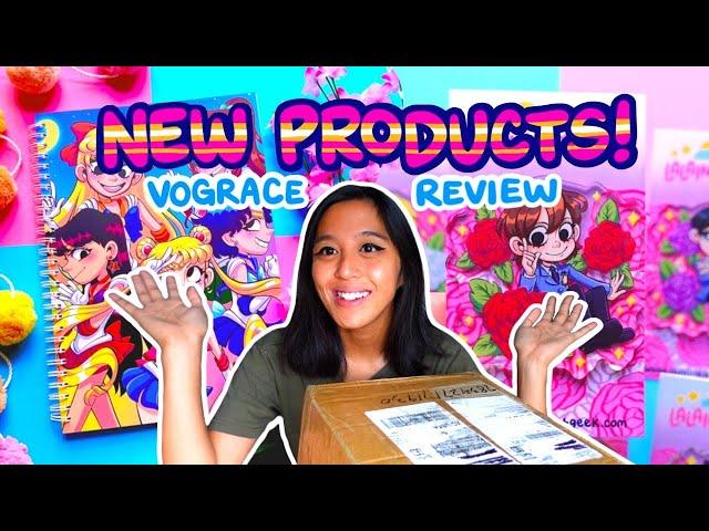 Unboxing new products for my small business!  Vograce review