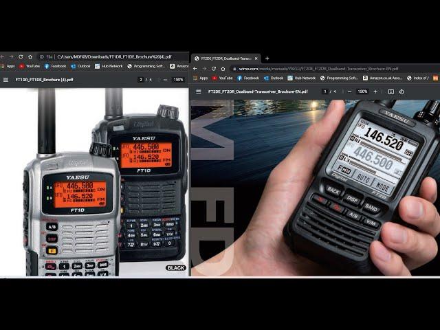 YAESU FT1D & FT2D