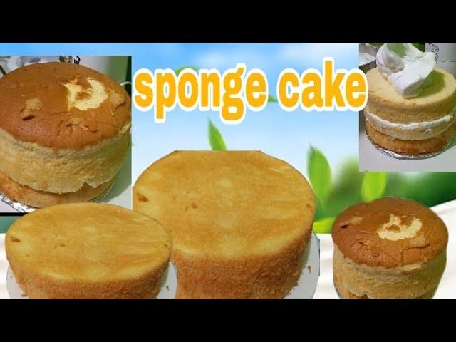 7x3 sponge cake recipe | HappinessInBaking by:Helen A.