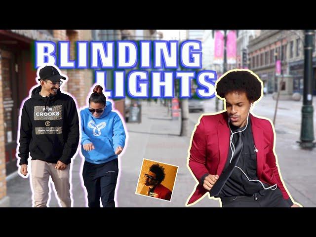 BLINDING LIGHTS In Public!