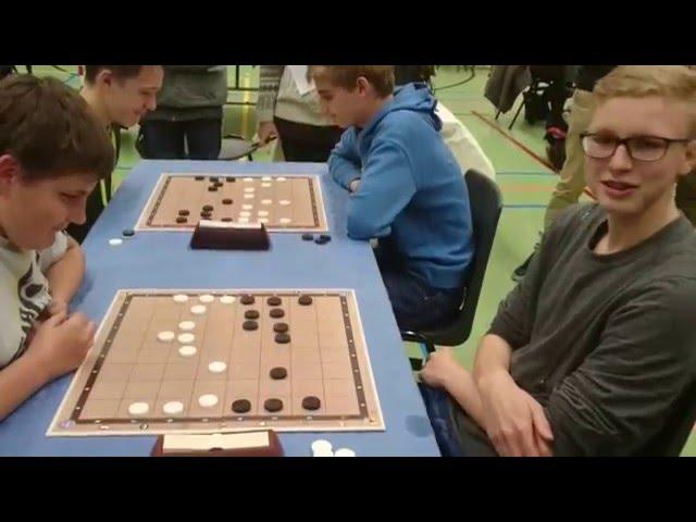 Turkish Draughts Gatis Klava vs Nick Waterink