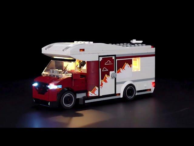 BrickBling Light Kit for LEGO City Holiday Adventure Camper Van 60454