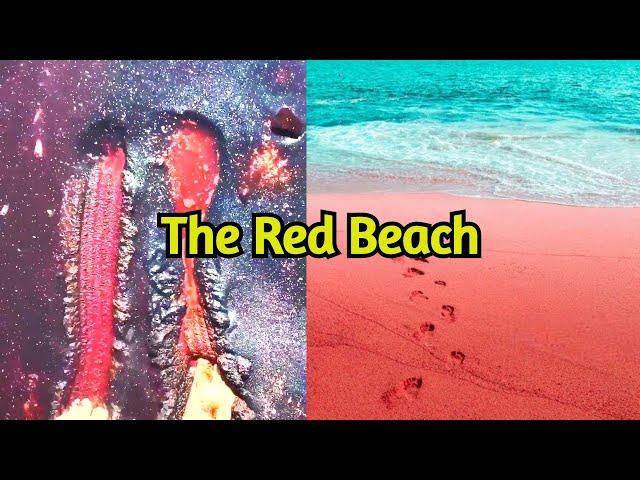 The red beach of Hormuz Island