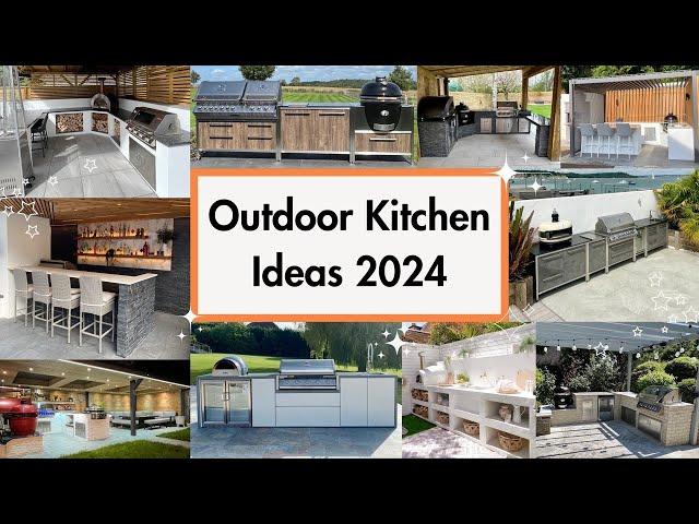 OUTDOOR KITCHEN IDEAS 2024 | ELEVATE YOUR GARDEN WITH A LUXURY OUTDOOR LIVING SPACE | UK