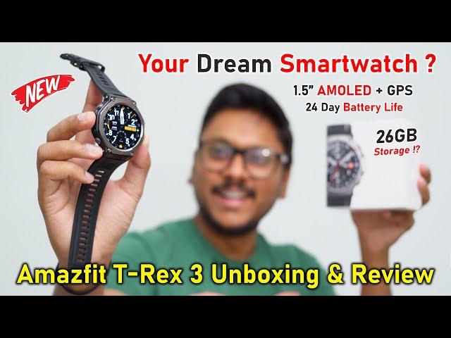 Your Dream Smartwatch.. !? Amazfit T-Rex 3 Military Grade Rugged Smartwatch Review