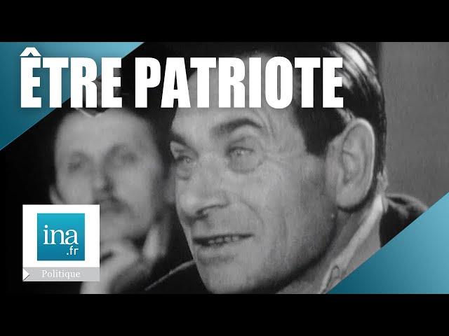 1970 :  Être patriote, qu'est ce que c'est ? | Archive INA