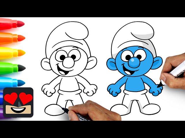 How To Draw a Smurf