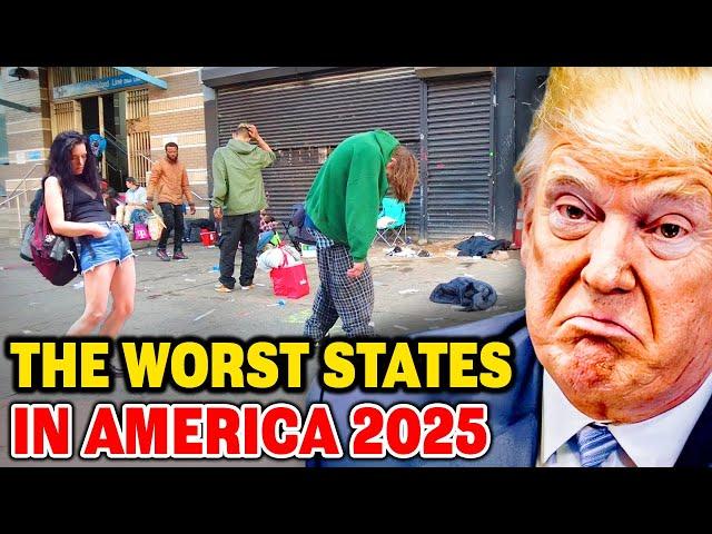 Top 10 WORST STATES to Live in America for 2025 - Discovery Documentary